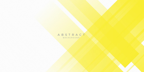Fototapeta premium Abstract background yellow white for presentation design, banner, modern corporate concept.
