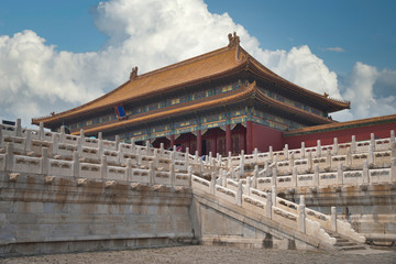 exterior of the Forbidden City in Beijing. China