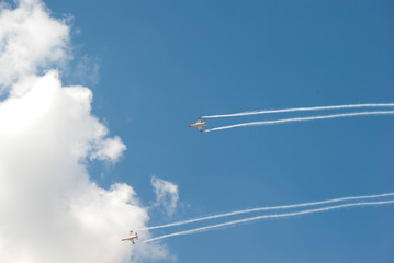 Exciting Air-Show in the airport