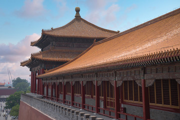 Fototapeta premium exterior of the Forbidden City in Beijing. China