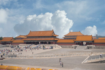 exterior of the Forbidden City in Beijing. China
