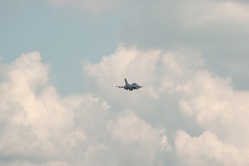 Exciting Air-Show in the airport