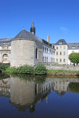 Fototapeta na wymiar River Blavet in Pontivy, France