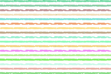 Horizontal curved stripes, pastel shades.