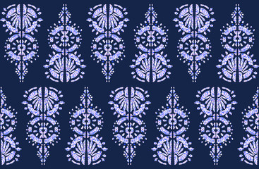 Glamour rich ornament on glitter effect. Royal geometric ornate pattern. Vector glamour sparkle shapes.