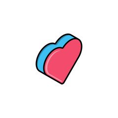 Heart icon. Heart icon art. Heart icon eps.