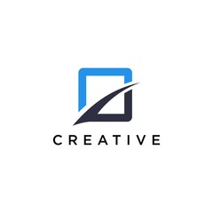 Letter G Logo. minimalist Unique modern geometric creative elegant. Vector icon