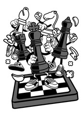 Funny Creative Cartoon Character