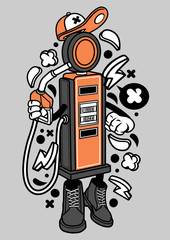 Funny Creative Cartoon Character