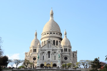 Fototapeta na wymiar Sacre Coeur Basilica Paris France