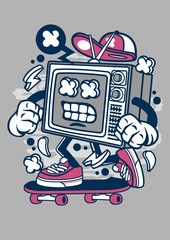 Funny Creative Cartoon Character