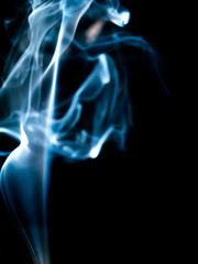 smoke texture  on black background