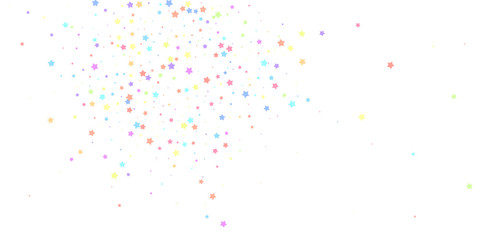 Festive confetti. Celebration stars. Colorful star