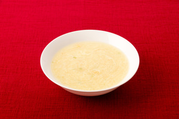 玉子とコーンの中華スープ