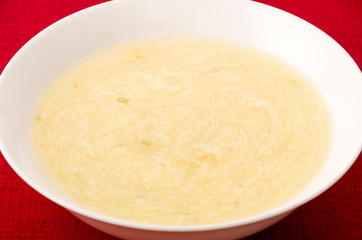 玉子とコーンの中華スープ