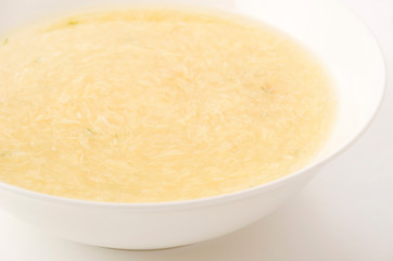 玉子とコーンの中華スープ