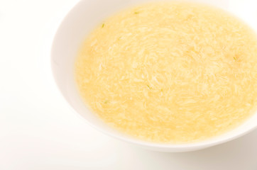 玉子とコーンの中華スープ