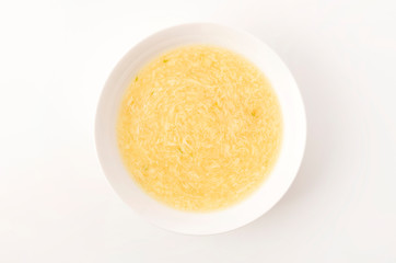 玉子とコーンの中華スープ