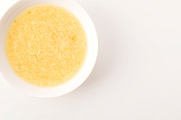 玉子とコーンの中華スープ