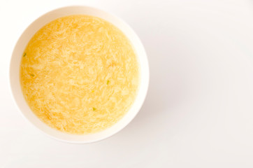 玉子とコーンの中華スープ