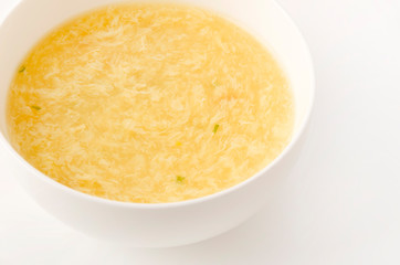 玉子とコーンの中華スープ
