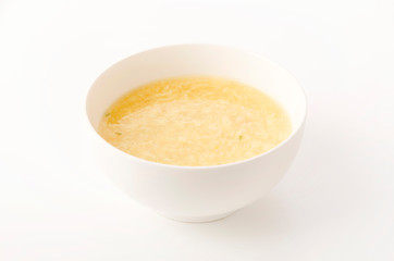 玉子とコーンの中華スープ