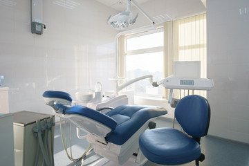 Photo overlooking the dental office, chair