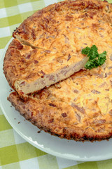 quiche au jambon et fromage