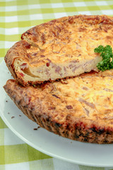 quiche au jambon et fromage