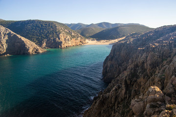 Fototapeta premium La spiaggia di Cala Domestica