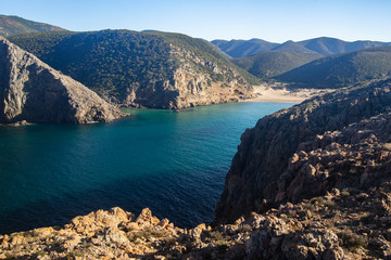 Fototapeta premium La spiaggia di Cala Domestica