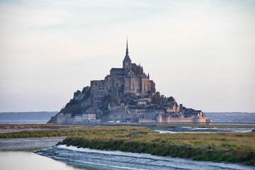 Fototapeta na wymiar Mont Saint Michel Normandy France