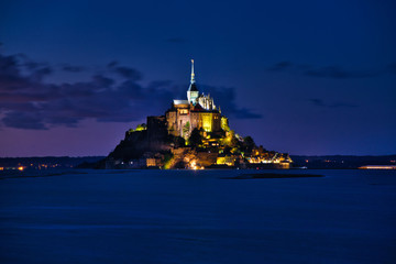 Evening View of Mont Saint Michel