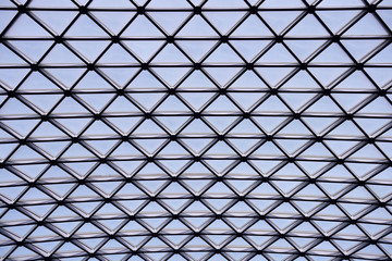 Geometric repeating patterns, architecture design, full frame