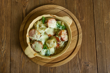 Italian Sausage and Ravioli Casserole