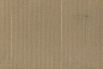 Close up grainy decorative light brown vintage rough sheet of carton. Cardboard paper texture blank background. Brown color old pattern empty papercraft surface. Recycled ecology friendly material.