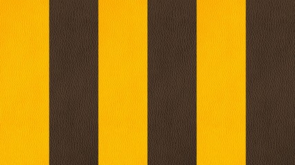 Genuine Leather. Two colors. Brown and yellow. Leather texture material.