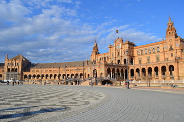 Fototapeta na wymiar Plaza de España - Seville