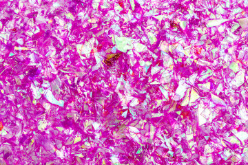 Fototapeta na wymiar Pink-raspberry abstract background with bokeh. Festive background. Concept of magic, holiday, birthday. Holiday decoration. Template for design.