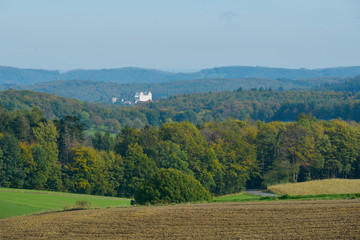 Obraz premium Schloss Lichtenberg im nördlichen Odenwald, Südhessen