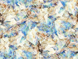 colorful polygon fabric seamless design