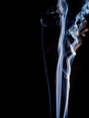 smoke texture  on black background