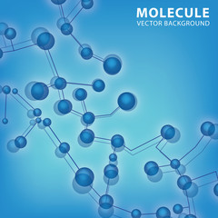 Molecular structure background. Genetic and science research.