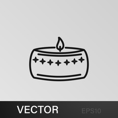 Diwali lamp icon on white background. Diwali Hindu festival elements for graphic and web design on white background on white background