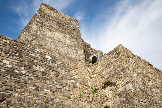 the Medieval castle of Berceto town, Province of Parma, Emilia-Romagna, Italy