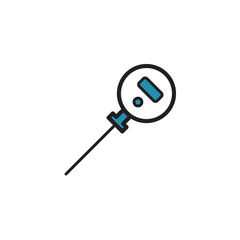 thermometer icon design