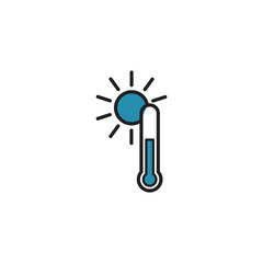 thermometer icon design