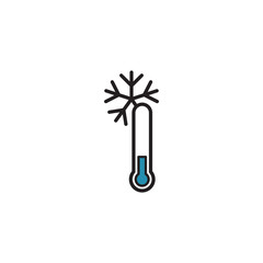 thermometer icon design