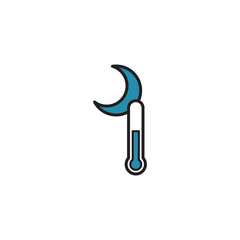 thermometer icon design