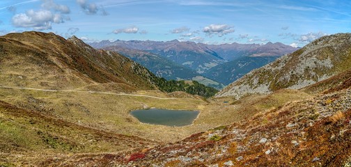 Dolomiten Aussicht vom Helm-Hornischegg nach S&uuml;den